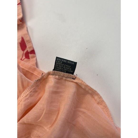 Meadow Rhodes Floral Maxi Dress L Smocked Tiered Babydoll Cottagecore Milkmaid - Picture 10 of 10